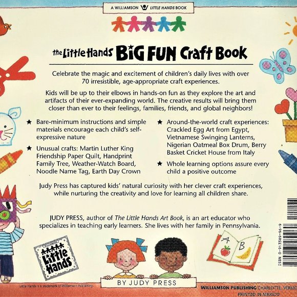 Little Hands Crafts & Art Book Bundle by Judy Press for Ages 1 - 6+ - Picture 7 of 9